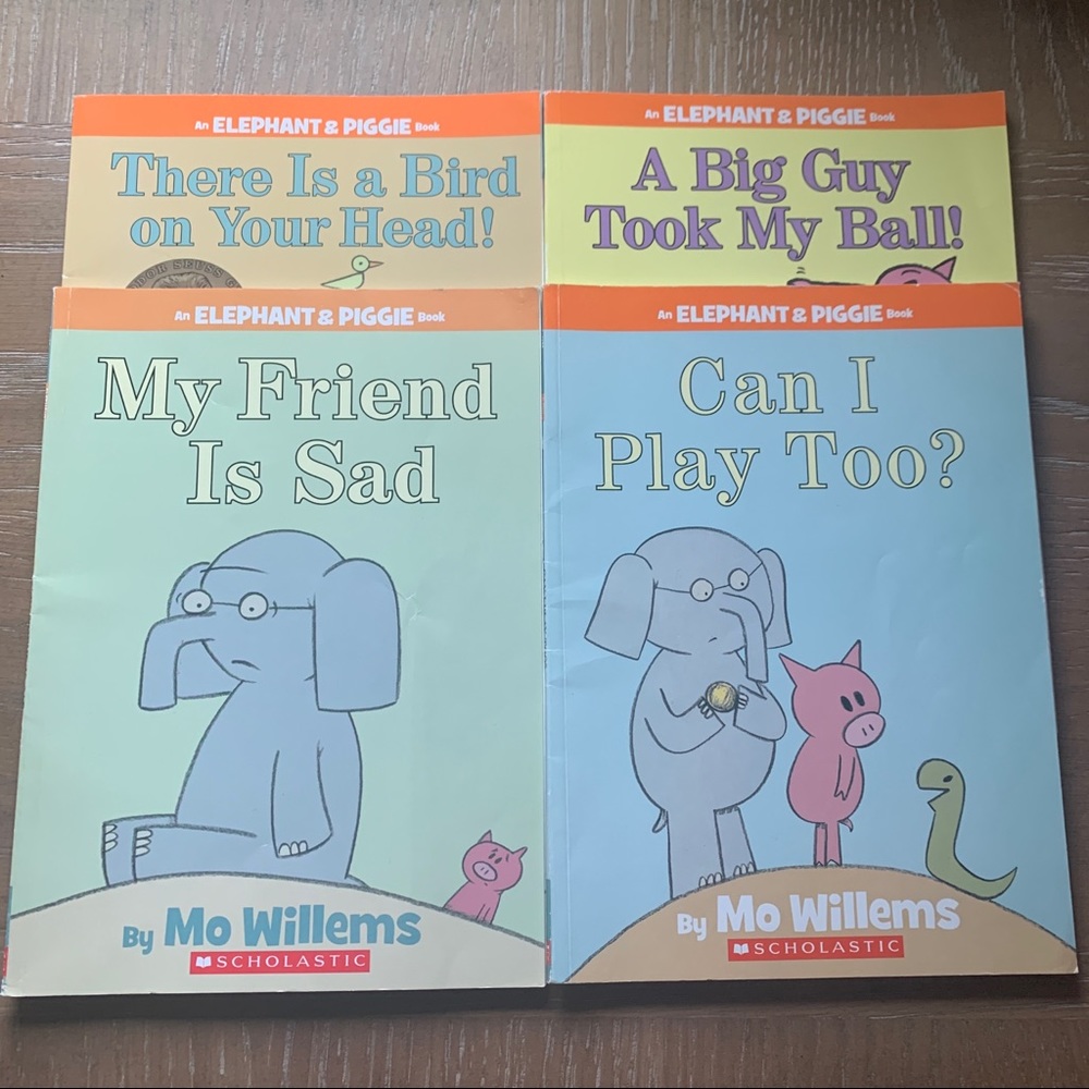 Four Elephant & Piggie Scholastic Books